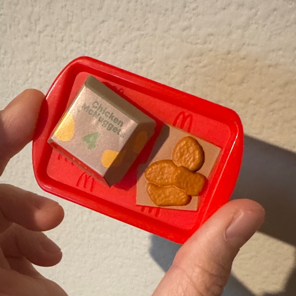 McDonald’s Miniature Chicken Nuggets Toy Set